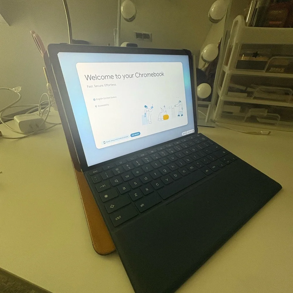 HP Chromebook - Dark teal blue